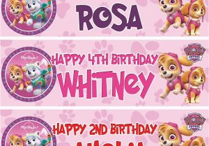 Personalised Happy Birthday Banners Uk 2 X Personalised Birthday Banner Party Paw Patrol Girls