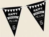 Personalised Happy Birthday Banners Uk Personalised Chalkboard Bunting Happy Birthday Children