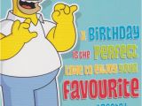 Personalised Simpsons Birthday Cards Husband Birthday Card Homer Simpson the Simpsons