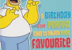Personalised Simpsons Birthday Cards Husband Birthday Card Homer Simpson the Simpsons