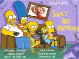 Personalised Simpsons Birthday Cards Personalized Photo Invitations Cmartistry the Simpsons