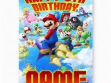 Personalised Super Mario Birthday Card Any Name Age Super Mario Bros Happy Birthday A5 All