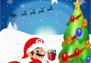 Personalised Super Mario Birthday Card Personalised Super Mario Christmas Card Design1