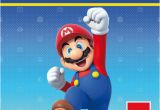 Personalised Super Mario Birthday Card Super Mario Colour Birthday Card Personalised Cards