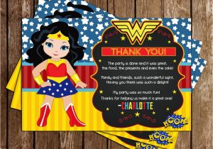 Personalised Wonder Woman Birthday Card Novel Concept Designs Wonder Woman Birthday Party