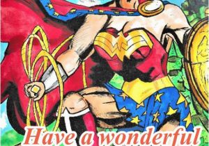 Personalised Wonder Woman Birthday Card Wonder Woman Birthday Card Dc Comics Dc Universe Greeting