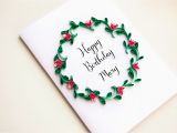 Personalize A Birthday Card Personalized Birthday Card Personalized Happy Birthday Card