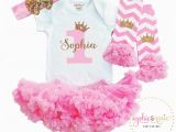 Personalized 1st Birthday Girl Outfits First Birthday Outfit Personalized 1st Birthday Outfit Girl