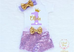 Personalized 1st Birthday Girl Outfits Personalized First Birthday Outfit Girl 1st Birthday Girl