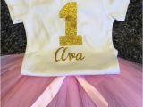Personalized 1st Birthday Girl Outfits Personalized First Birthday Outfit Girl One by Funmunchkin