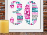 Personalized 30th Birthday Gifts for Her Personalized Birthday Gift 30th Birthday 30th by Blingprints