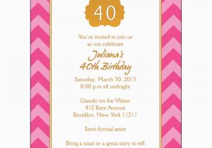 Personalized 40th Birthday Invitations 25 Personalized 40th Birthday Party Invitations Bp 044