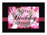 Personalized 40th Birthday Invitations Personalized 40th Birthday Party Invitations 5 Quot X 7