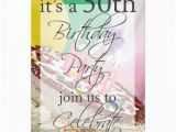 Personalized 50th Birthday Invitations 50th Birthday Party Personalized Invitation Zazzle