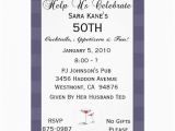 Personalized 50th Birthday Invitations 50th Birthday Party Personalized Invitation Zazzle