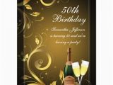 Personalized 50th Birthday Invitations Personalized Champagne Bottle Invitations