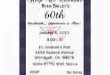 Personalized 60th Birthday Invitations 60th Birthday Party Personalized Invitation 5 Quot X 7