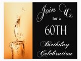 Personalized 60th Birthday Invitations 60th Birthday Party Personalized Invitation Zazzle