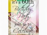 Personalized 60th Birthday Invitations 60th Birthday Party Personalized Invitation Zazzle