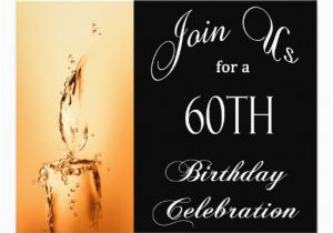 Personalized 60th Birthday Invitations 60th Birthday Party Personalized Invitation Zazzle