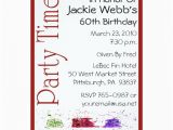 Personalized 60th Birthday Invitations Personalized 60th Birthday Party Invitation Zazzle