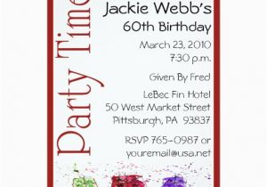 Personalized 60th Birthday Invitations Personalized 60th Birthday Party Invitation Zazzle