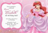 Personalized Ariel Birthday Invitations Custom Photo Invitations the Little Mermaid Ariel Birthday