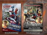 Personalized Avengers Birthday Party Invitations Personalized Avengers Birthday Party Invitation 4×6 with