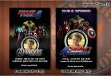 Personalized Avengers Birthday Party Invitations Personalized Avengers Birthday Party Invitation 4×6 with