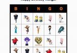 Personalized Birthday Bingo Cards Despicable Me Minions Personalized Birthday Party Game