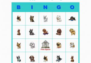Personalized Birthday Bingo Cards Puppy Birthday Party Game Personalized Bingo Cards Ebay