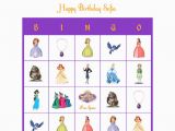 Personalized Birthday Bingo Cards sofia the First Disney Personalized Bingo Cards Birthday