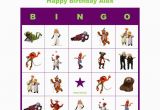 Personalized Birthday Bingo Cards the Muppets Birthday Party Game Personalized Bingo Cards
