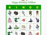 Personalized Birthday Bingo Cards Wizard Of Oz Personalized Birthday Party Game Bingo Cards