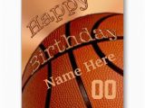 Personalized Birthday Cards for Him Big Personalized Happy Birthday Basketball Cards