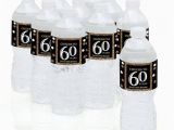 Personalized Birthday Decorations Adults 60th Birthday Water Bottle Sticker Labels Adult 60th