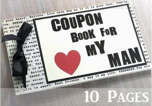 Personalized Birthday Gifts for Him 10 Page Love Coupon Book for Husband Boyfriend