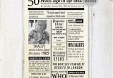 Personalized Birthday Gifts for Him Australia Australia Fun Facts 1966 50th Birthday Poster by