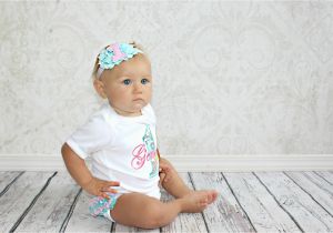 Personalized Birthday Girl Outfits First Birthday Outfit Girl Personalized 1st Birthday Girl