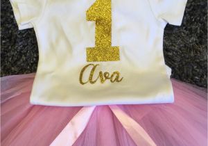 Personalized Birthday Girl Outfits Personalized First Birthday Outfit Girl One by Funmunchkin