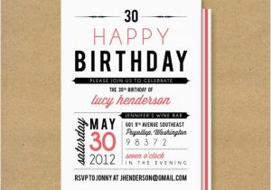 Personalized Birthday Invitations for Adults Adult Birthday Invitations 35 Pretty Examples Jayce O Yesta