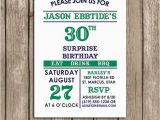 Personalized Birthday Invitations for Adults Items Similar to Personalized Adult Birthday Invitations