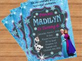 Personalized Birthday Invitations Free Frozen Birthday Invitation Custom Invitation