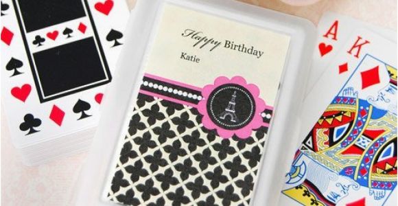 Personalized Birthday Playing Cards Personalized Birthday themed Playing Cards
