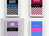 Personalized Birthday Playing Cards Personalized Playing Cards Party Favors 75th Birthday Ideas