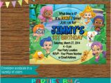 Personalized Bubble Guppies Birthday Invitations Bubble Guppies Birthday Party Invitations Personalized