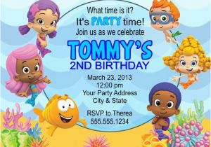 Personalized Bubble Guppies Birthday Invitations Unavailable Listing On Etsy