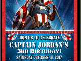 Personalized Captain America Birthday Invitations Captain America Birthday Invitations Di 526fc Harrison
