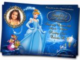 Personalized Cinderella Birthday Invitations Birthday Invitation Card Custom Birthday Party