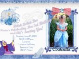 Personalized Cinderella Birthday Invitations Cinderella Birthday Invitations Ideas Bagvania Free